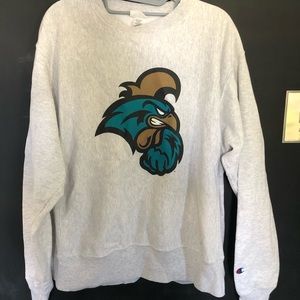 Coastal Carolina Univ. Champion sweatshirt